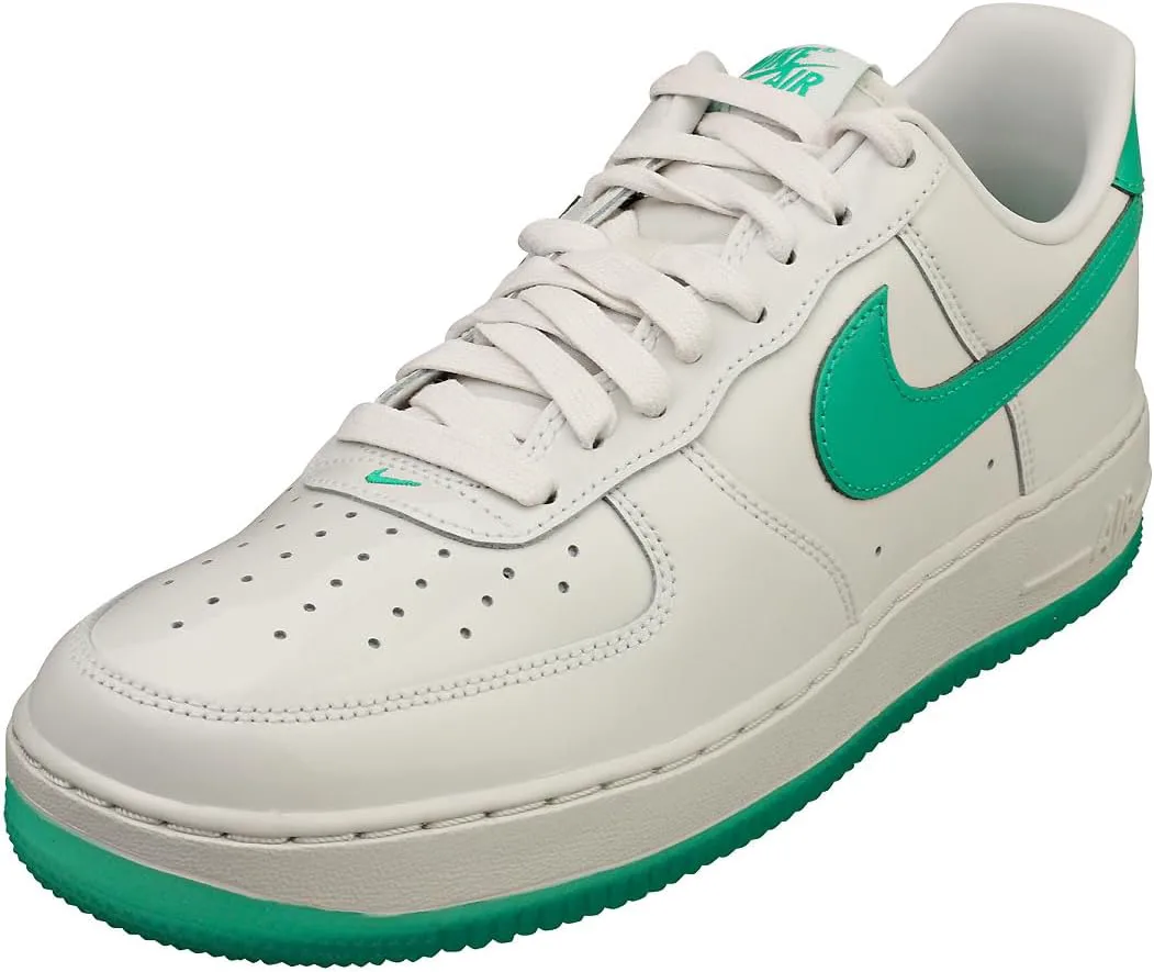 Мужские кроссовки Nike Air Force 1 '07 Premium, платиновый/зеленый