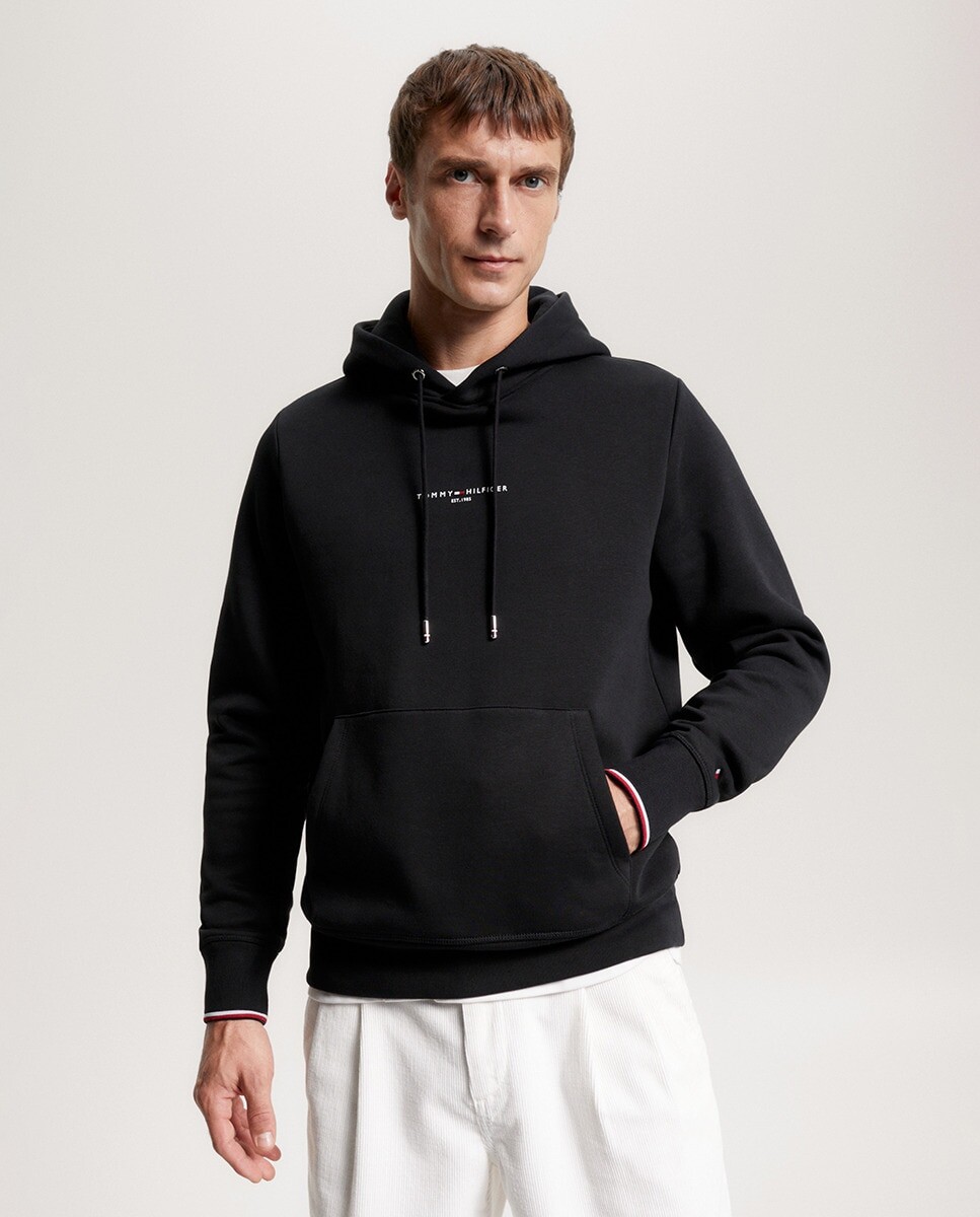 

Мужская толстовка с капюшоном Tommy Hilfiger, черный