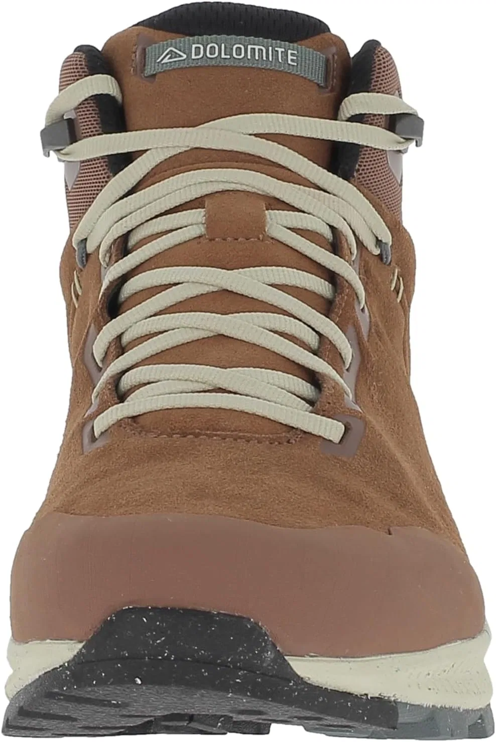 Мужские водонепроницаемые и модные повседневные туфли Dolomite Carezza Leather Mid WP с замшевым верхом | Зимняя обувь | Обувь для активного отдыха | Кроссовки, Sepia Brown — фото 3