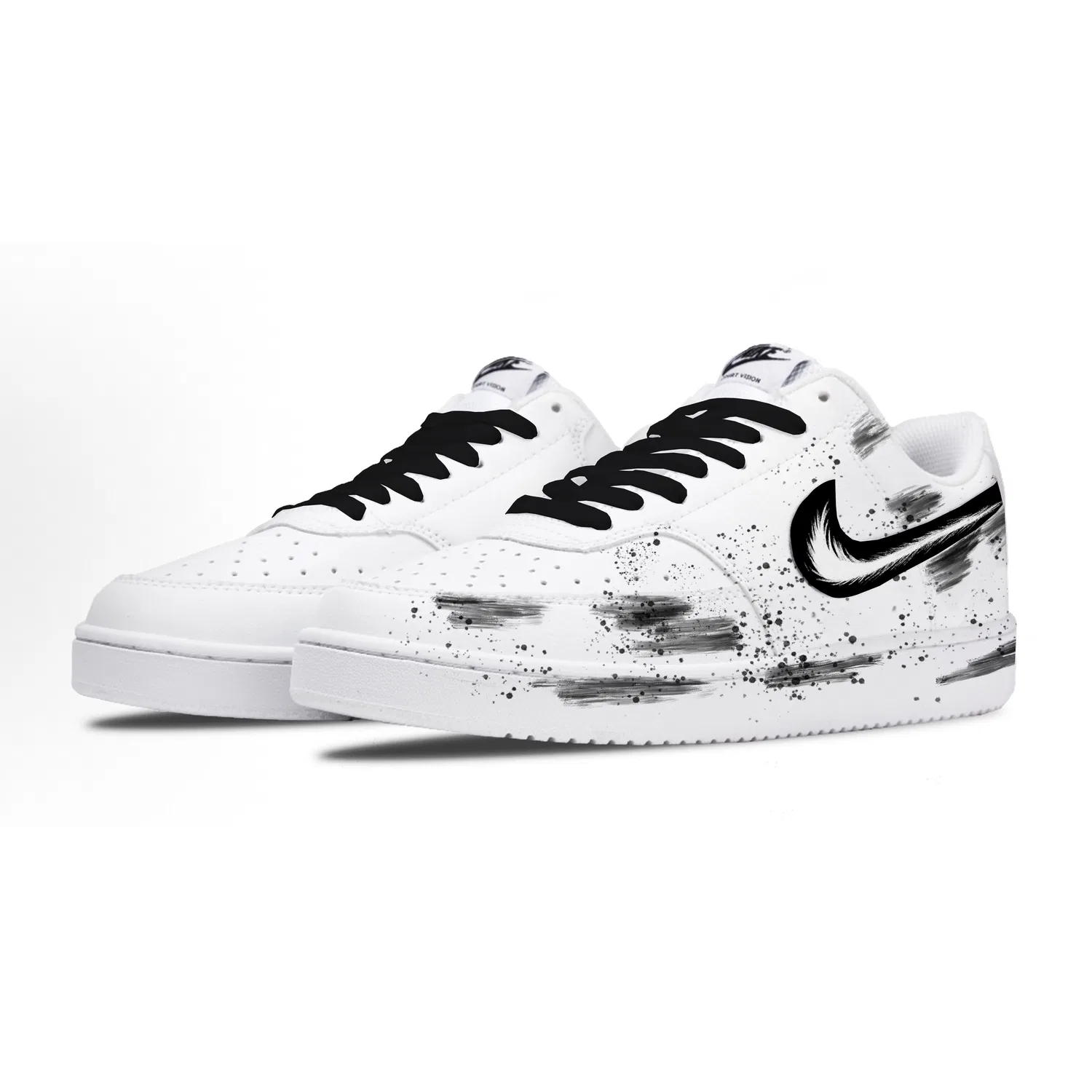 Кроссовки скейтбординговые Nike Court Vision 1 Black — фото 4