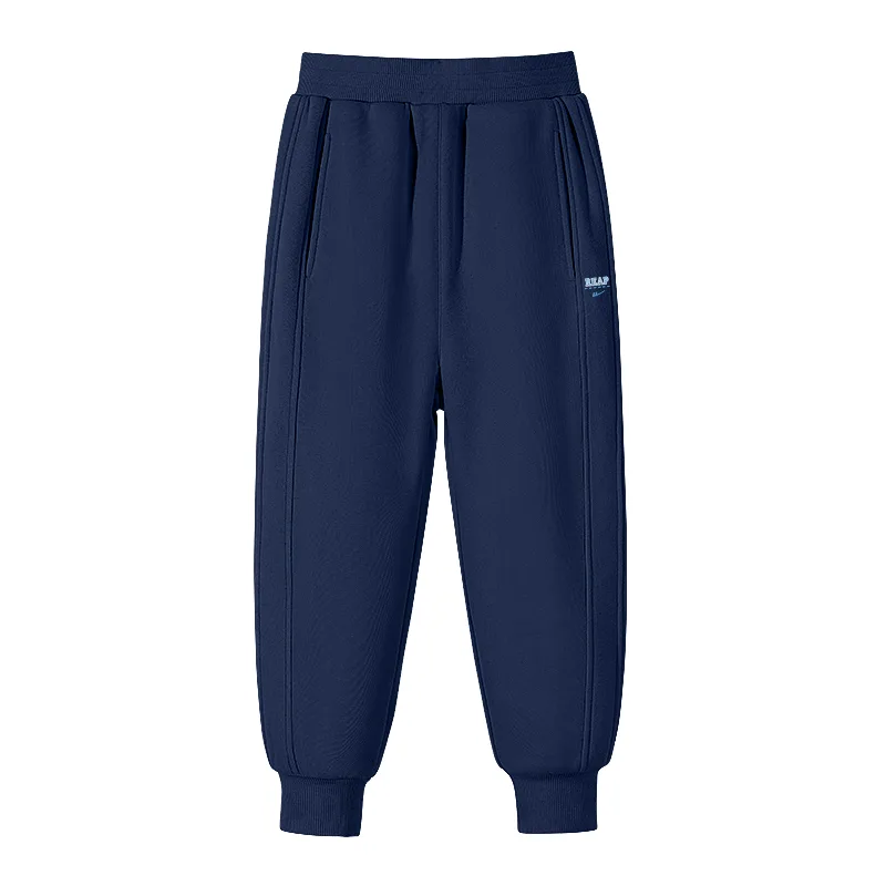 Детские спортивные штаны Moderate WARRIOR, [Thin Fleece]Navy Blue/H Blue White Line K