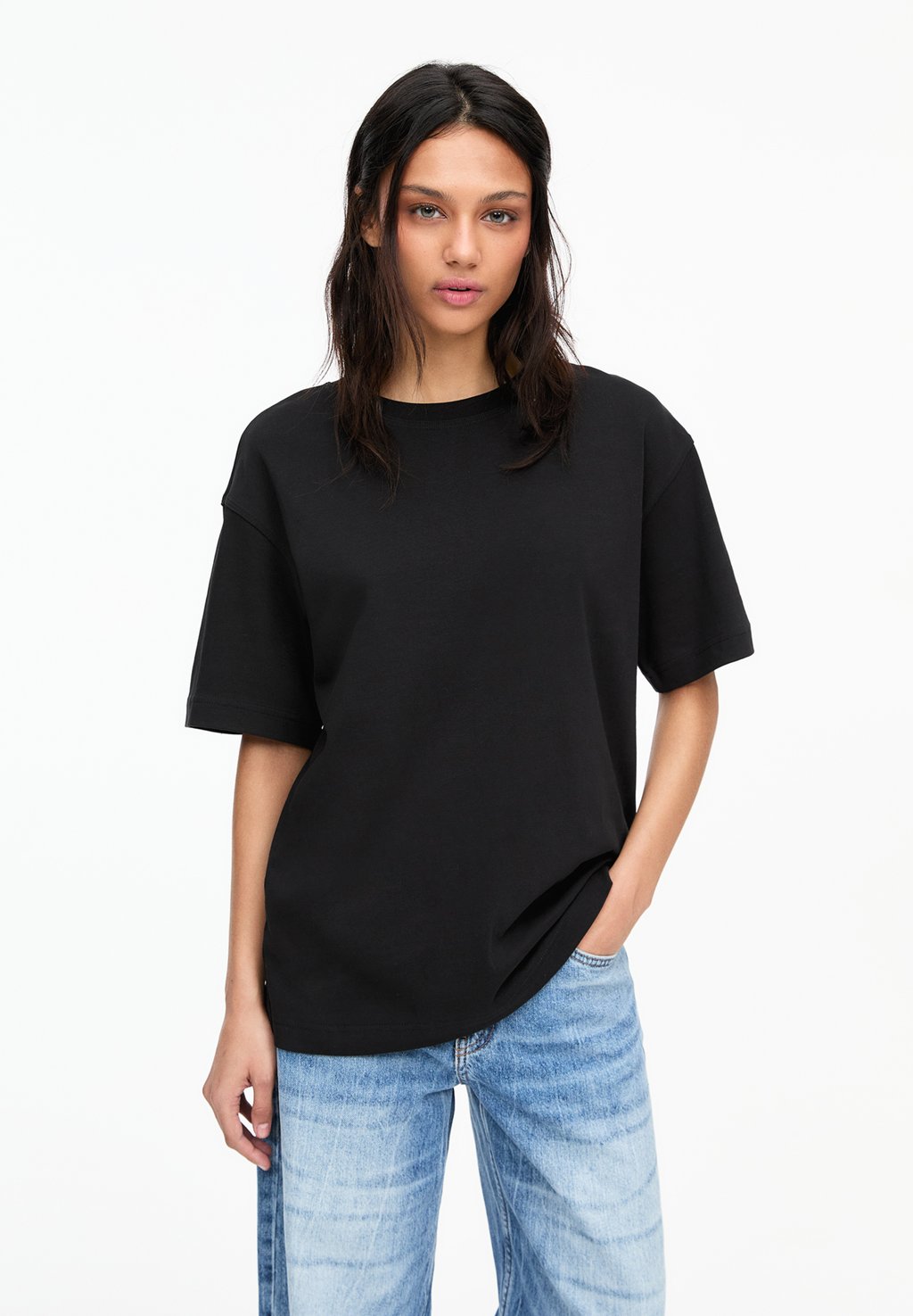 

Базовая футболка OVERSIZE 2 PACK PULL&BEAR, белый