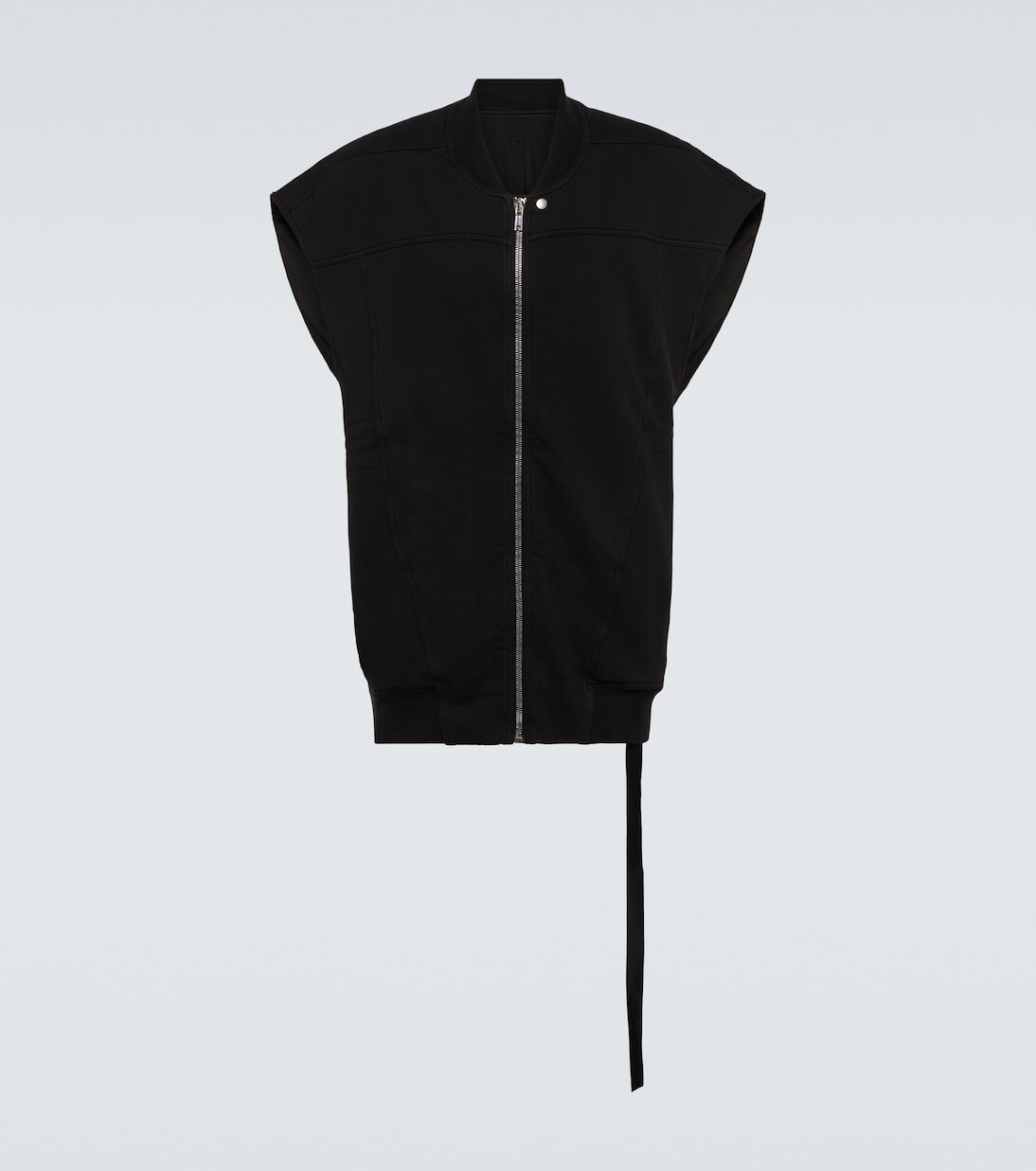 

Жилет из хлопкового джерси оверсайз Drkshdw By Rick Owens, черный