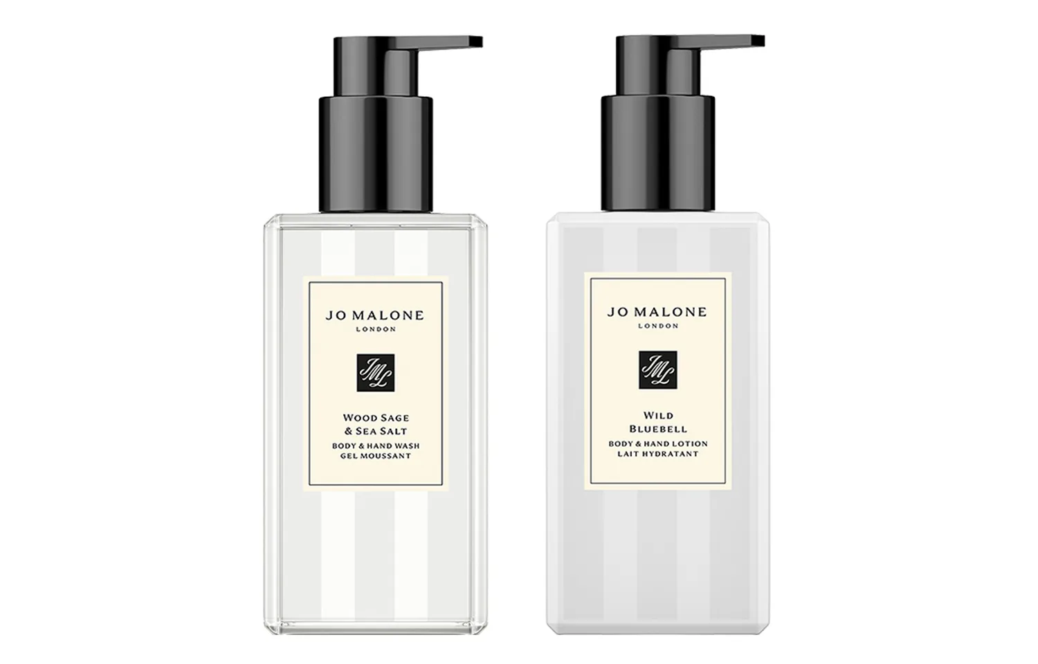 Jo Malone London Набор для ухода за кожей с успокаивающим эффектом 250мл+250мл, Sage shower gel 250ml + Bluebell moisturizing lotion 250ml