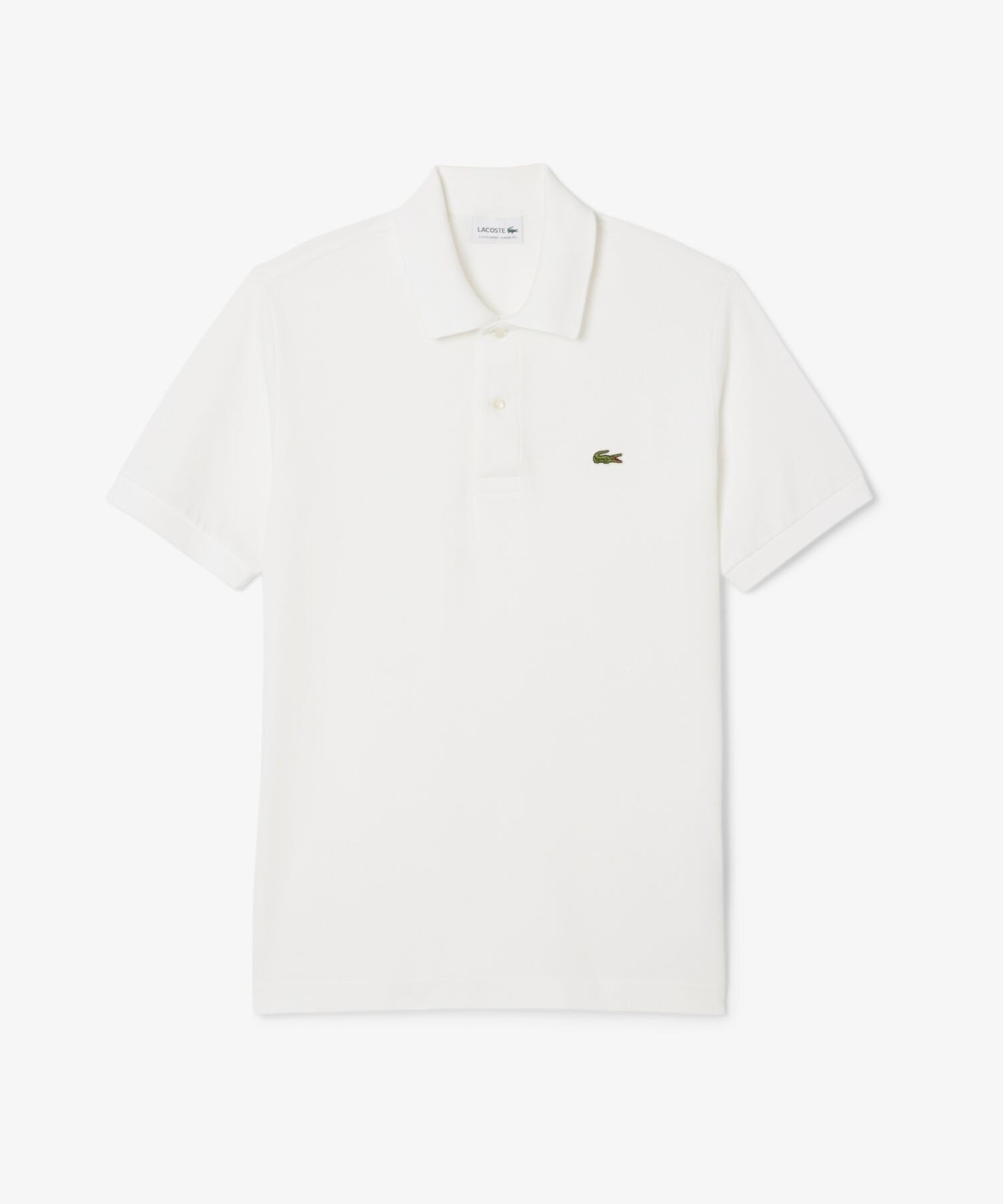 Рубашка-поло LACOSTE L.12.12 White — фото 2