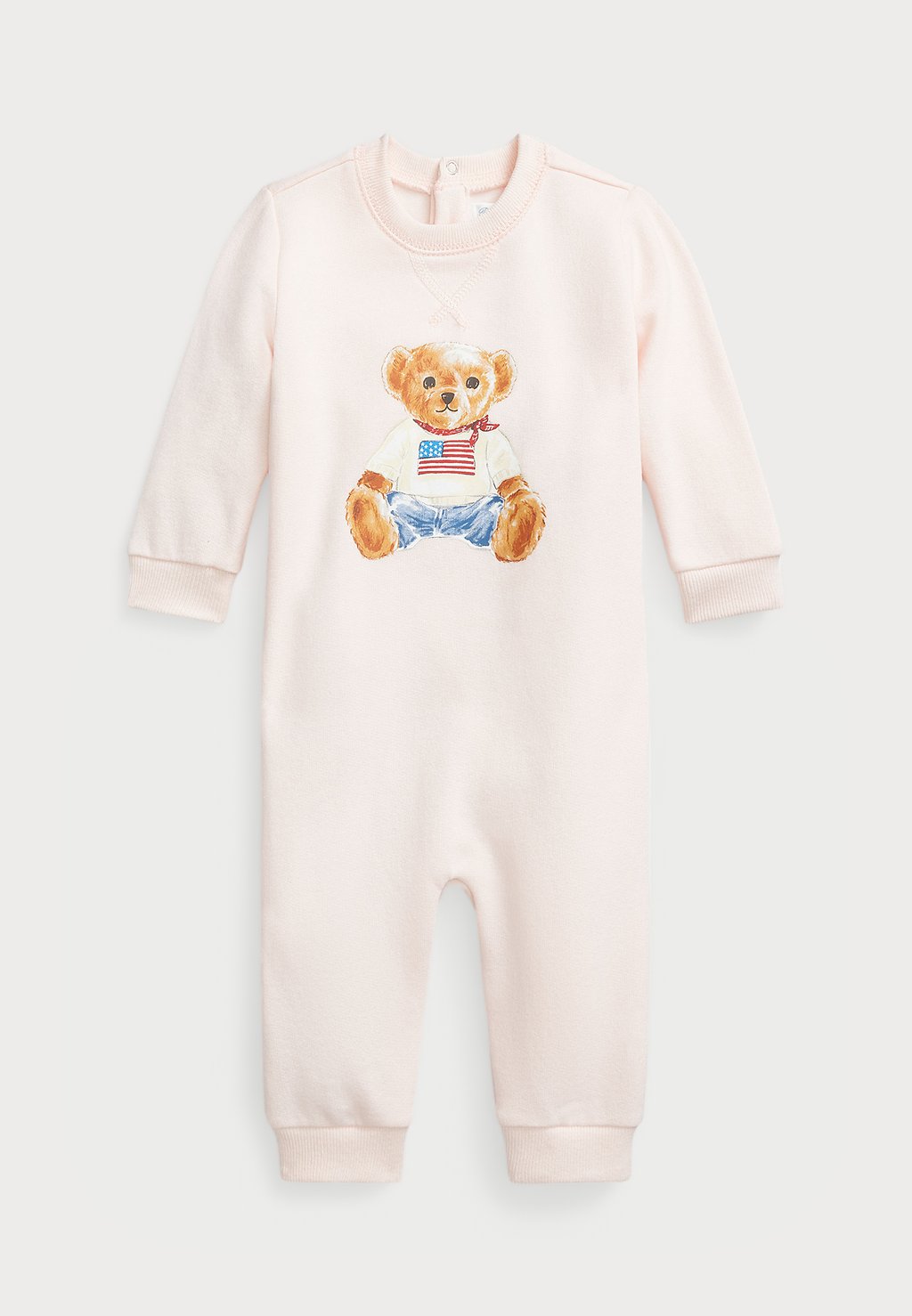 

Комбинезон NEWBORN ONE PIECE COVERALL Polo Ralph Lauren, цвет Delicate Pink
