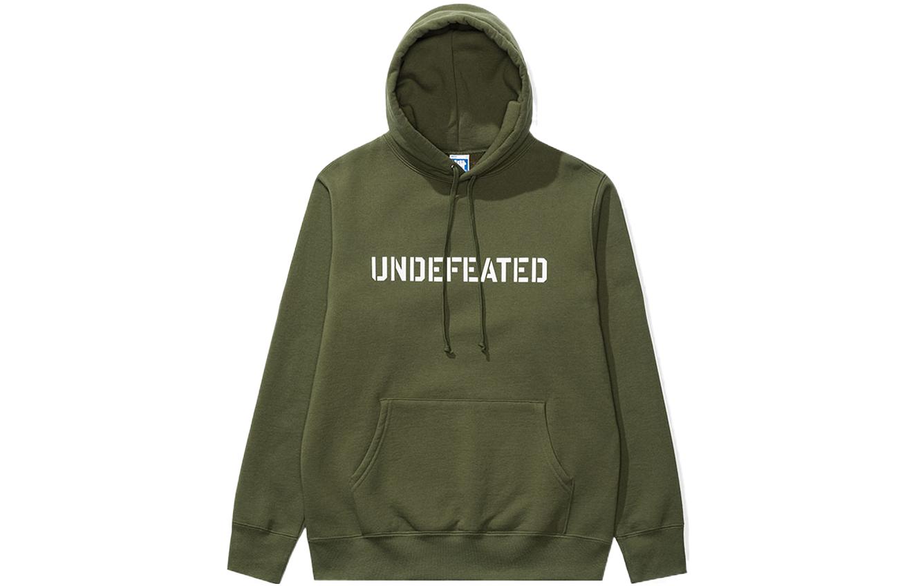 

Толстовка Unisex Hooded Moderate Regular UNDEFEATED, army зеленый