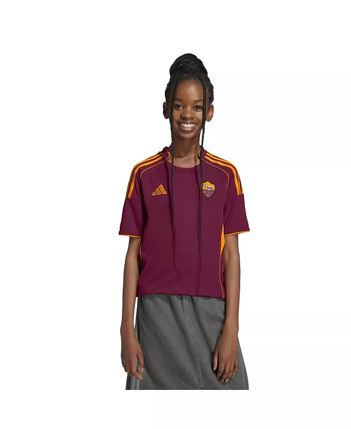 

Реплика футболки AS Roma 2025/26 для больших мальчиков и девочек (красная) adidas