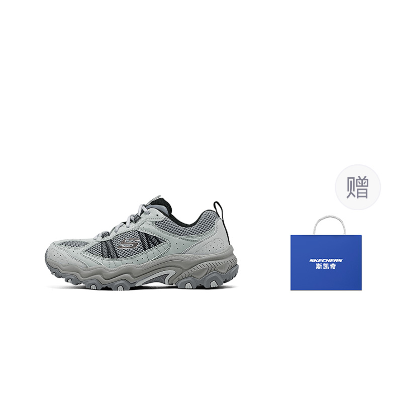 

Skechers Мужские походные кроссовки Outdoor с поддержкой стопы, устойчивые к истиранию, низкие, серые, цвет Gray (Giveaway)