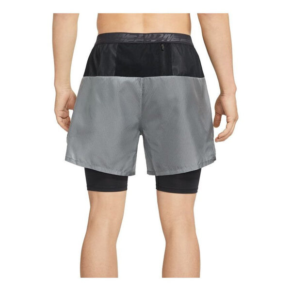 

Шорты men's dri-fit wild2-in-1 7 2 in 1 running sports quick dry shorts silver Nike, серебряный
