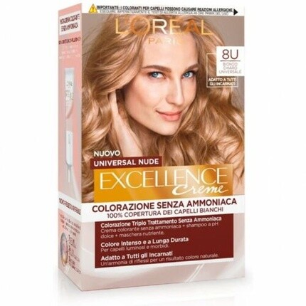 

Краска для волос L'Oreal Paris Excellence Universal Nude N. 8U Universal Light Blonde