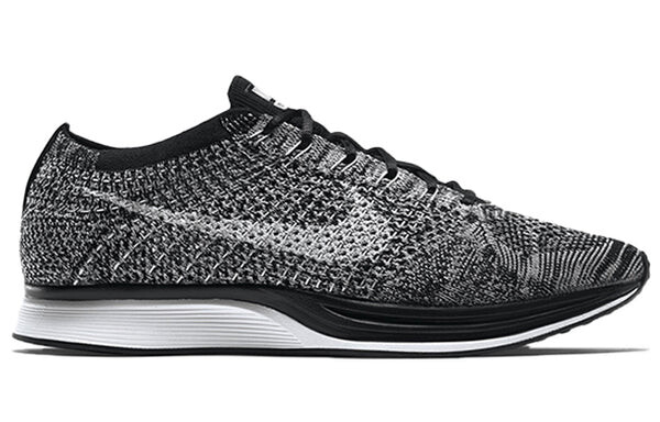 Кроссовки flyknit racer Nike, черный — фото 2