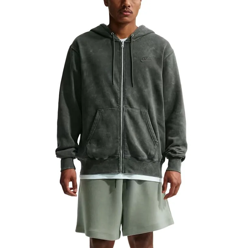 Nike Толстовка с капюшоном Club мужская, цвет charcoal gray