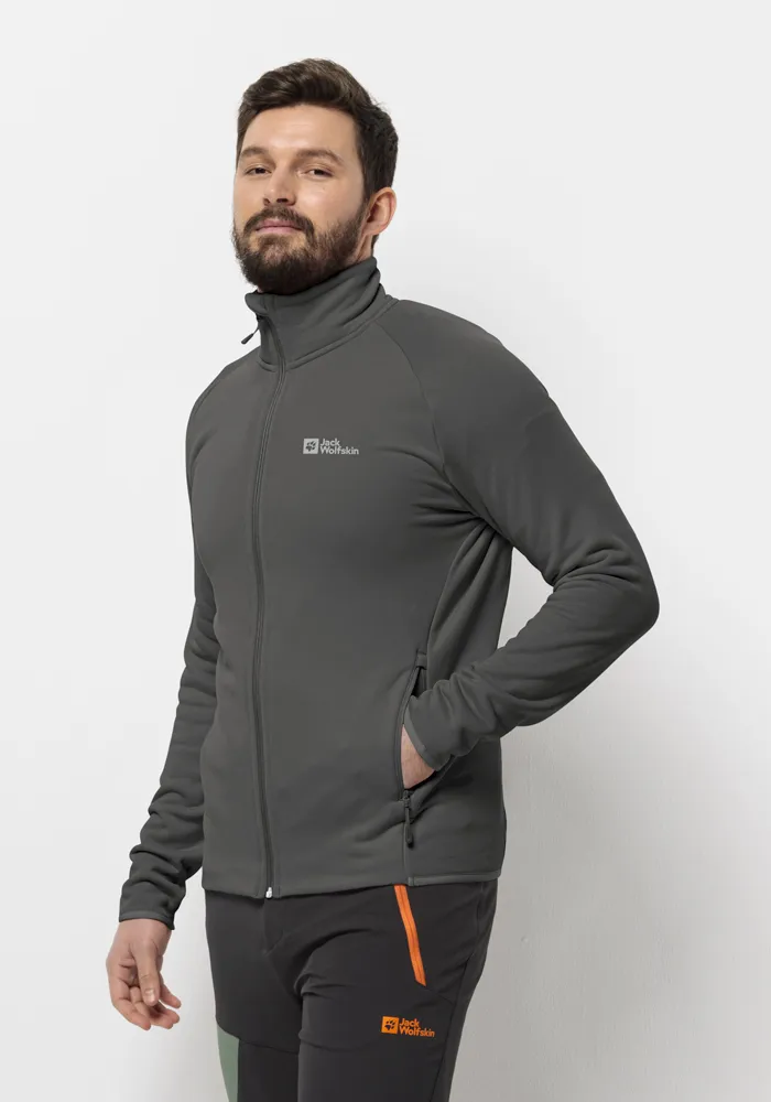 

Флисовая куртка Jack Wolfskin "BAISELBERG FZ M", цвет Slate