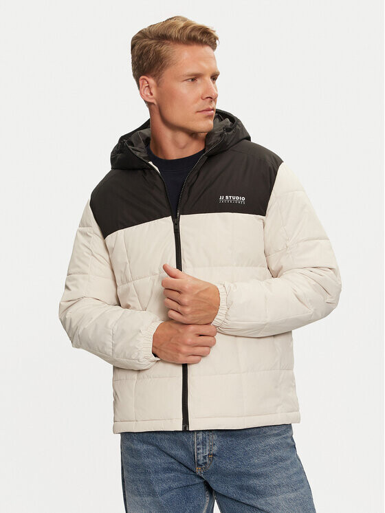 

Пуховик стандартного кроя Jack&Jones, бежевый