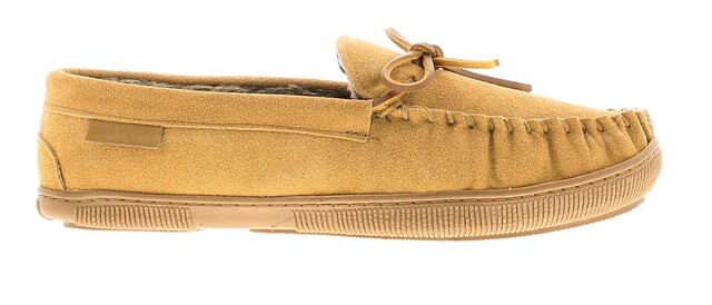 Кожаные мужские полные тапочки Ace светло-коричневого цвета Hush Puppies, коричневый — фото 2