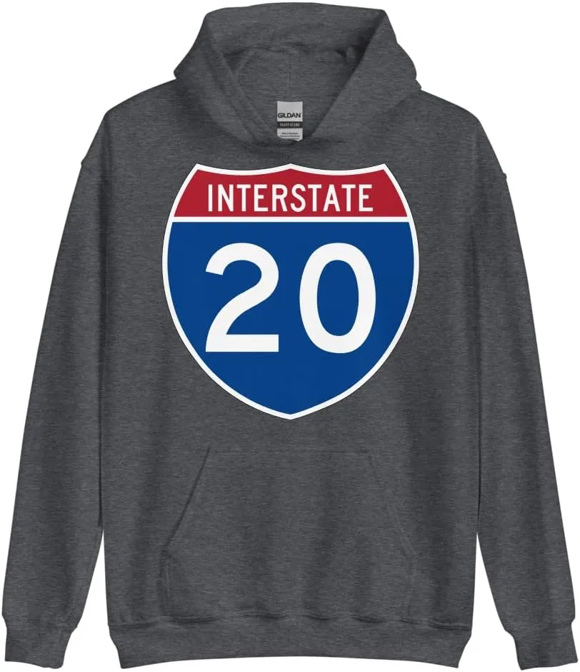 Толстовка Interstate 20 Generic, Dark Heather