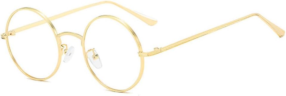 

Классические мужские круглые солнцезащитные очки 2027 года для женщин, металлическая оправа, защита от ультрафиолета UV400, модные очки для мужчин и женщин MTZJH, Gold-clear