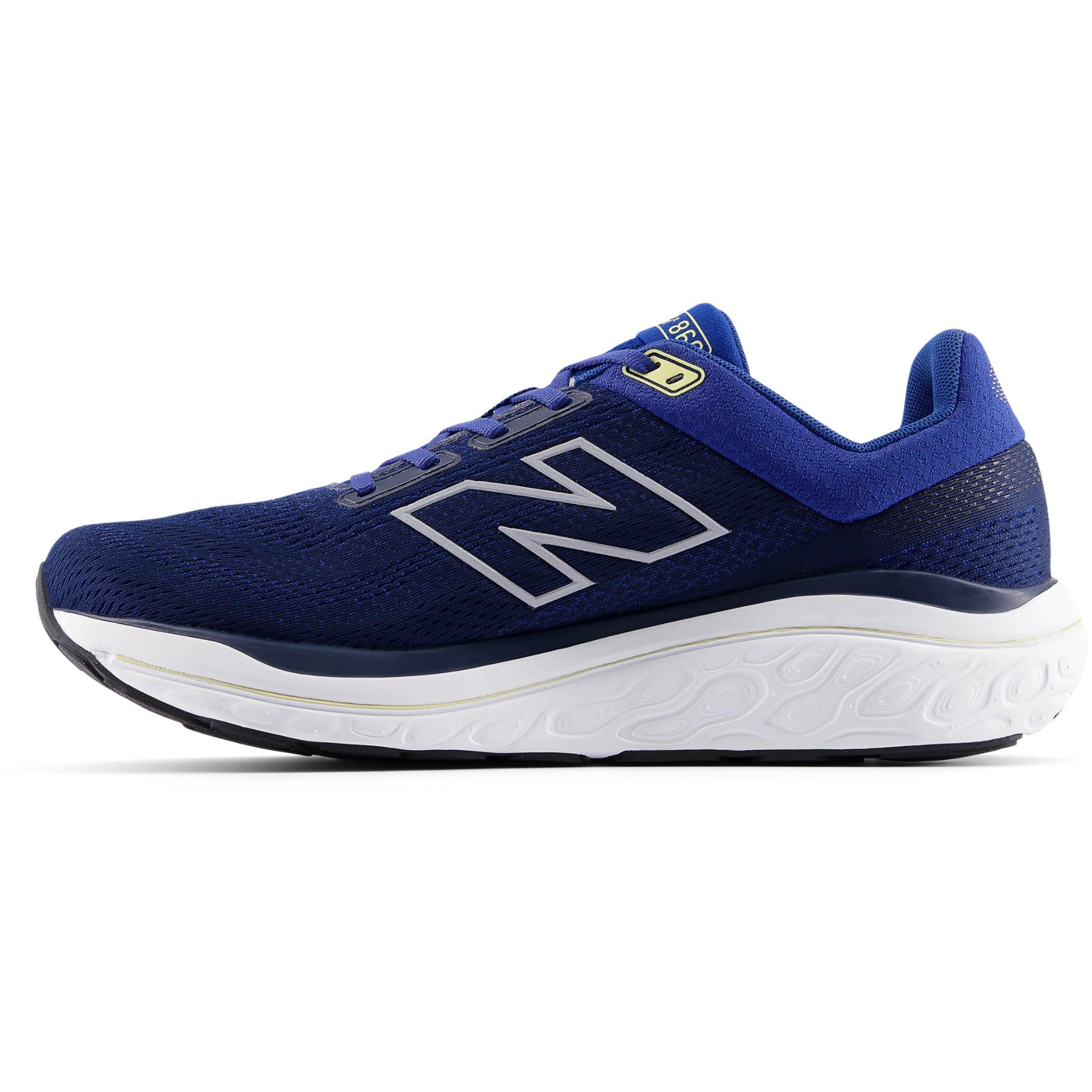 Мужские беговые кроссовки Fresh Foam X 860v14 New Balance, Galaxy Blue/NB Navy/Winter Grass — фото 3
