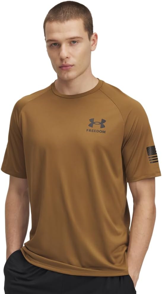 

Футболка с коротким рукавом Freedom Tech от Under Armour Mens, (498) Coyote/Black, Черный, Футболка с коротким рукавом Freedom Tech от Under Armour Mens, (498) Coyote/Black