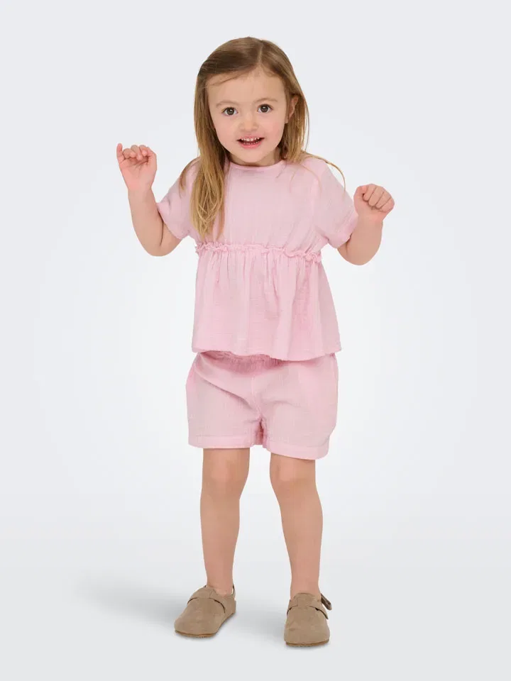 Шорты из органического хлопка KIDS ONLY, розовый