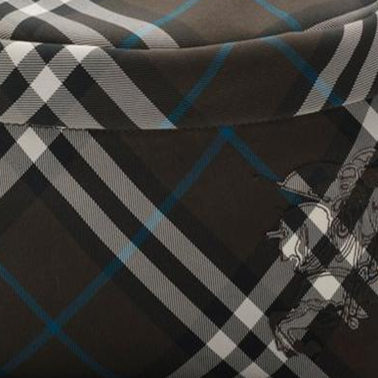Burberry Одноплечевая поясная сумка через плечо мужская серо-коричневая — фото 4