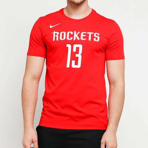 Футболка Nike NBA Dri-FIT Quick Dry houston rockets Harden Large Red, красный — фото 2