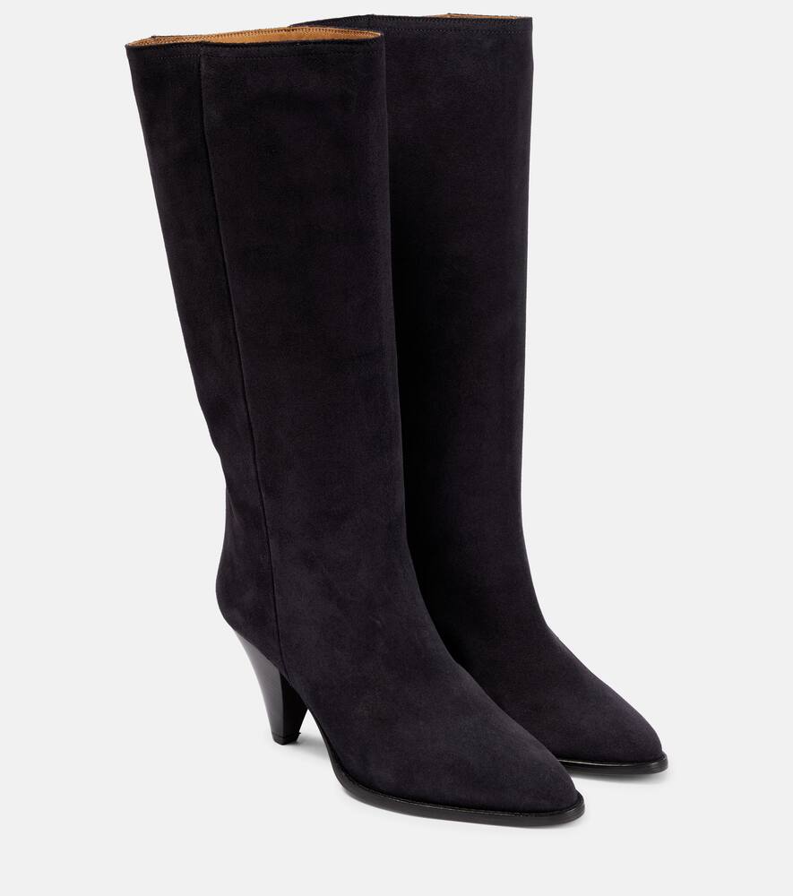 Ботинки Rouxy из замши Isabel Marant, Faded Black