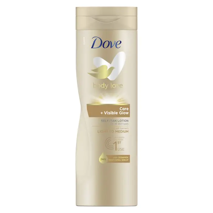 

Автозагар visible glow loción autobronceadora Dove, цвет light medium