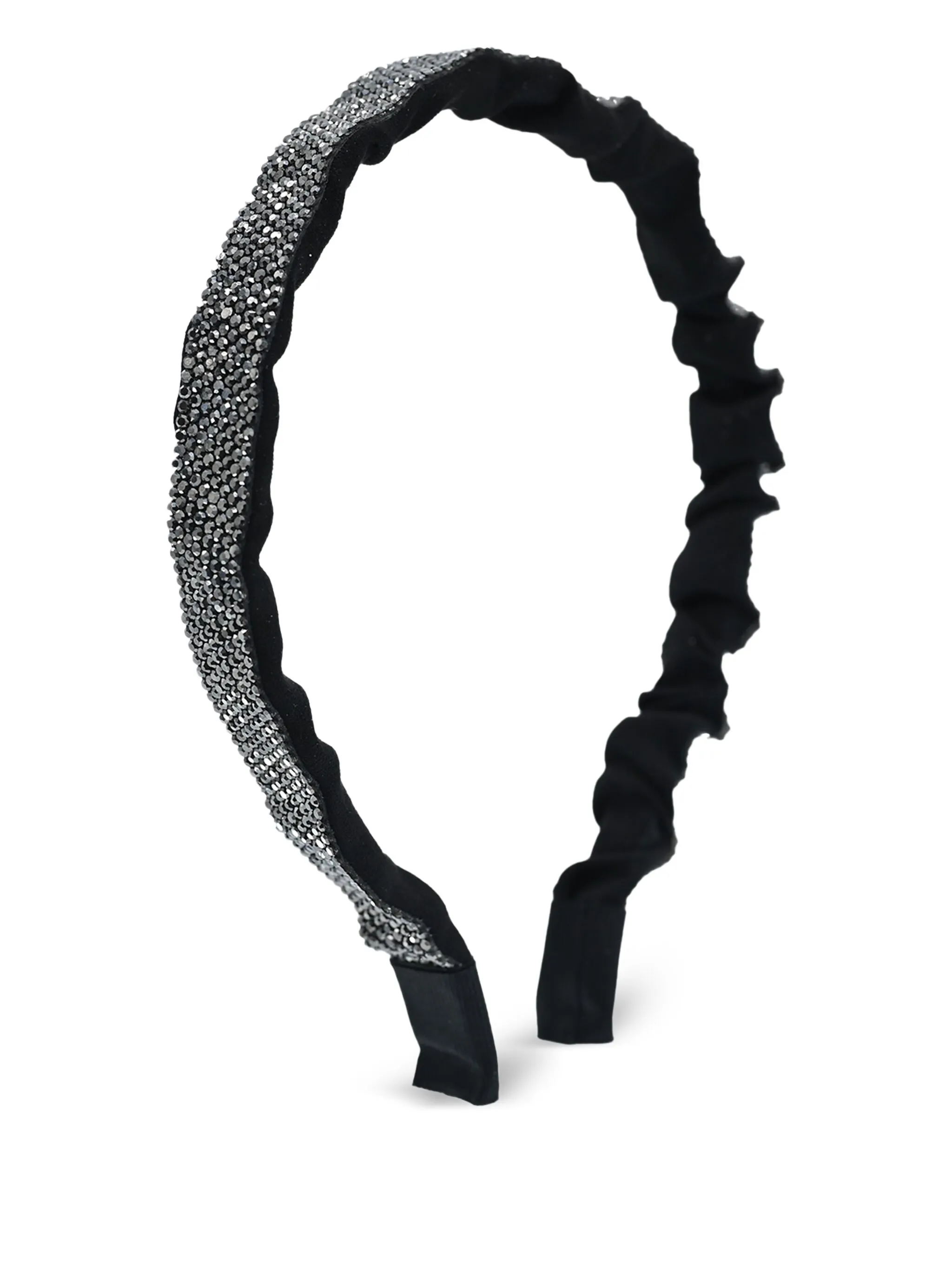 

Ободок с кристаллами Mimi Tutu, серебристый