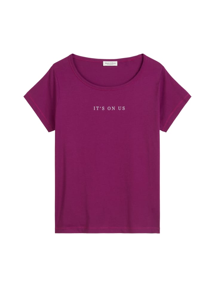 

Футболка с обычным принтом в цвете Juicy Berry Marc O'Polo