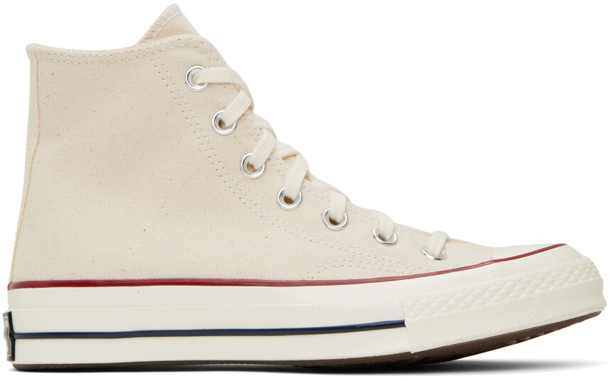

Кремового цвета Высокие кеды Chuck 70 Converse, цвет Parchment/Garnet/Egret