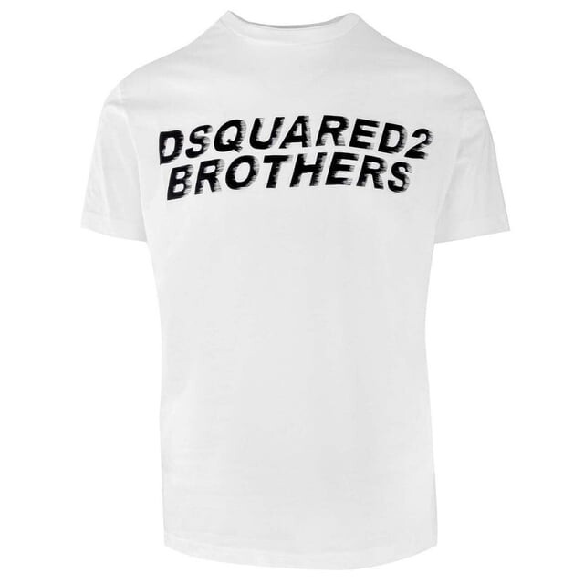 

Футболка с логотипом Brothers Fading It Dsquared2, белый