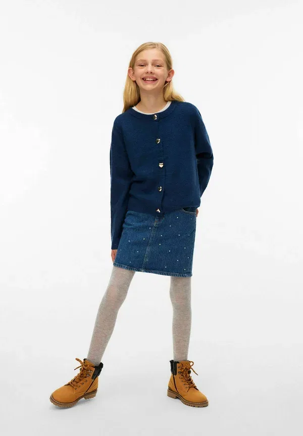 Кардиган вязаный Vero Moda Girl, темный деним