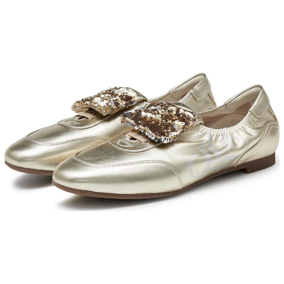 Повседневные туфли на каблуке 1,5 см Women's Gold Joypeace — фото 2
