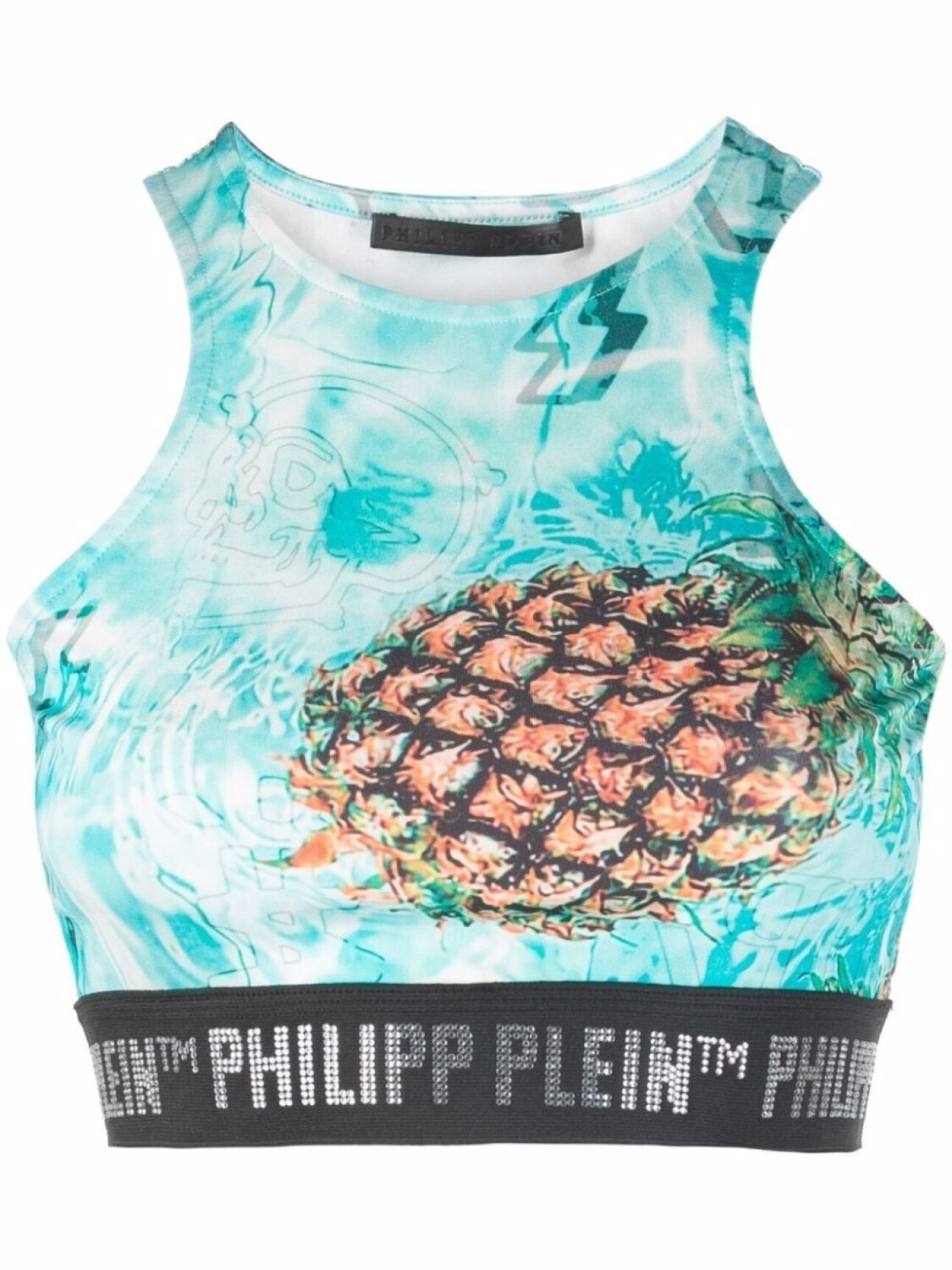 

Philipp Plein топ Pineapple Skies, синий