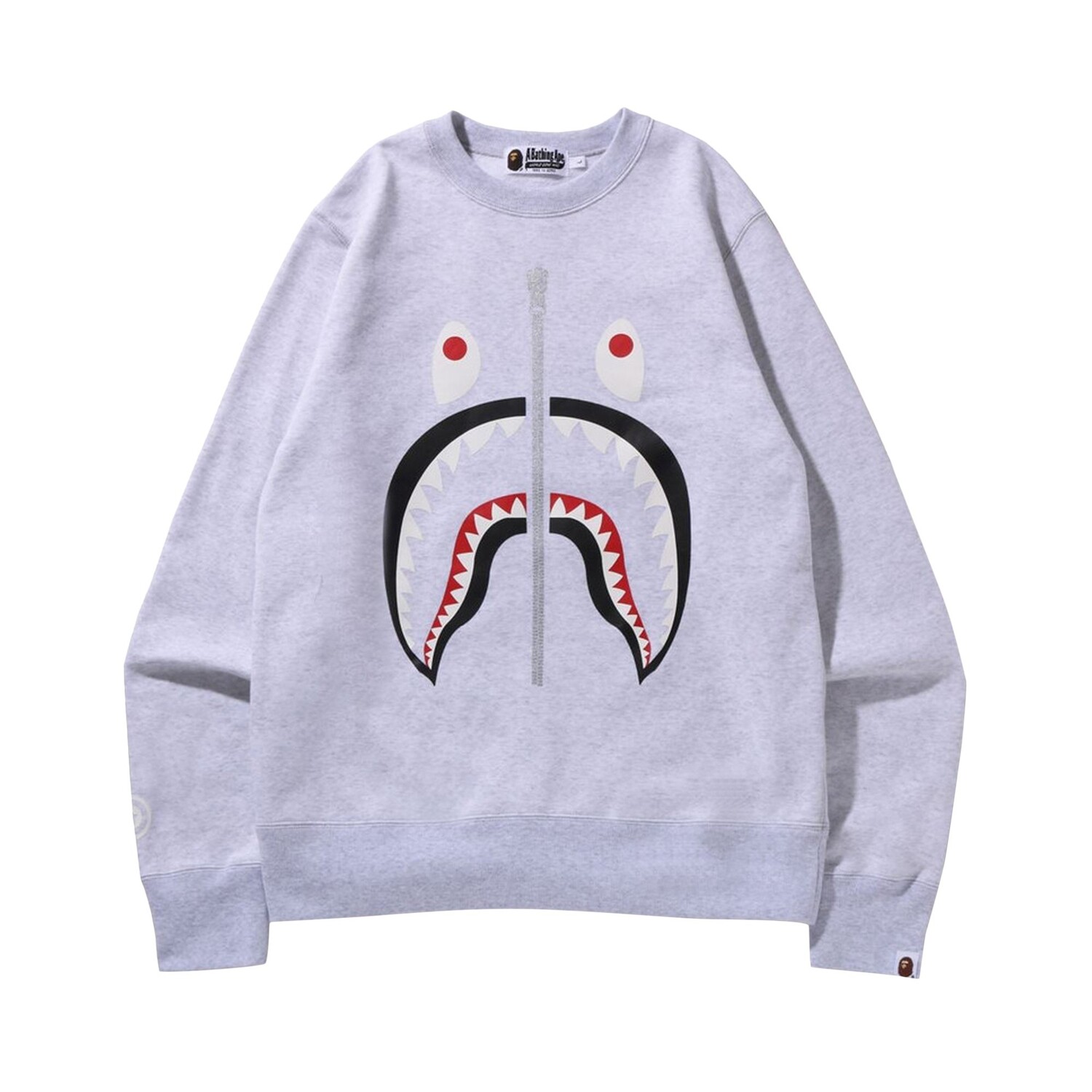 

BAPE Shark Crewneck, Серый