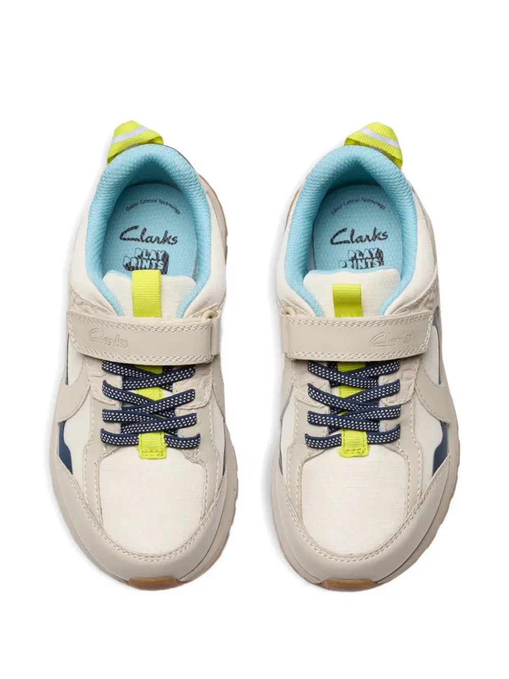 Кроссовки Selva Hero с ремешком на липучке Clarks Kids, нейтральный — фото 4