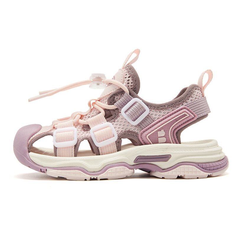 

Сандалии детские с низким верхом, устойчивые к истиранию и дышащие BELLE, розовый