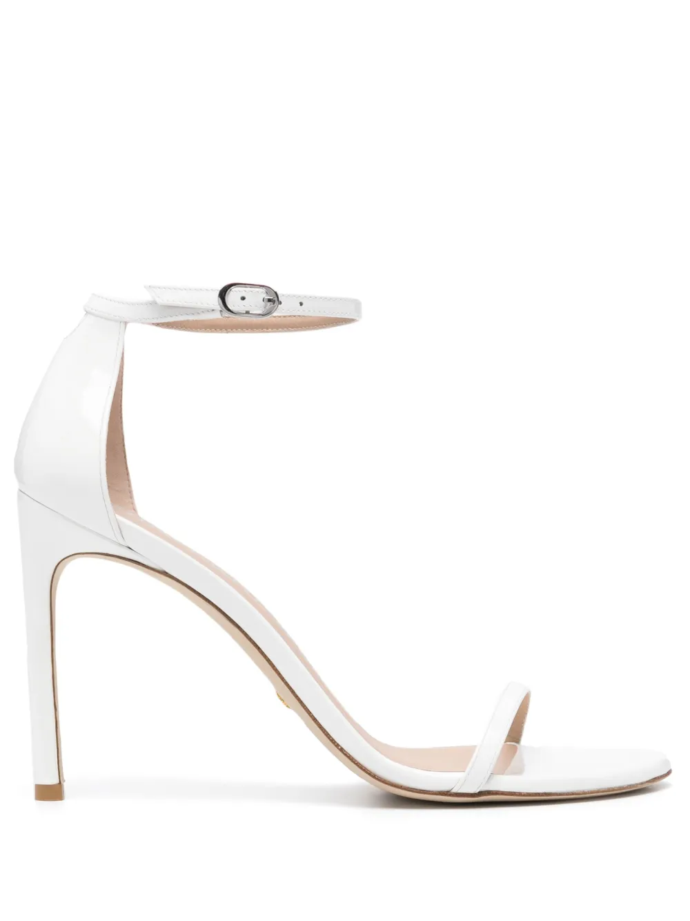 Босоножки Nudistsong 110 Stuart Weitzman, белый