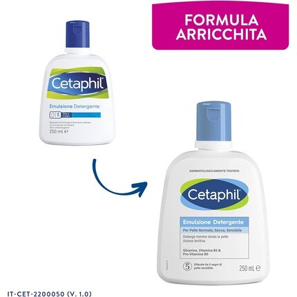Эмульсия Cetaphil — Fluid Cleansing Emulsion — Увлажняющая очищающая для лица и тела, 250 мл — фото 3