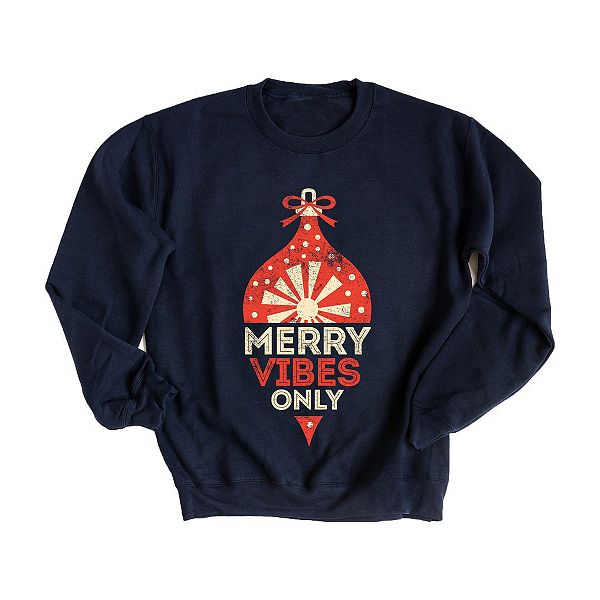 

Свитшот Merry vibes only Simply Sage Market, True Navy, Зеленый, Свитшот Merry vibes only Simply Sage Market, True Navy