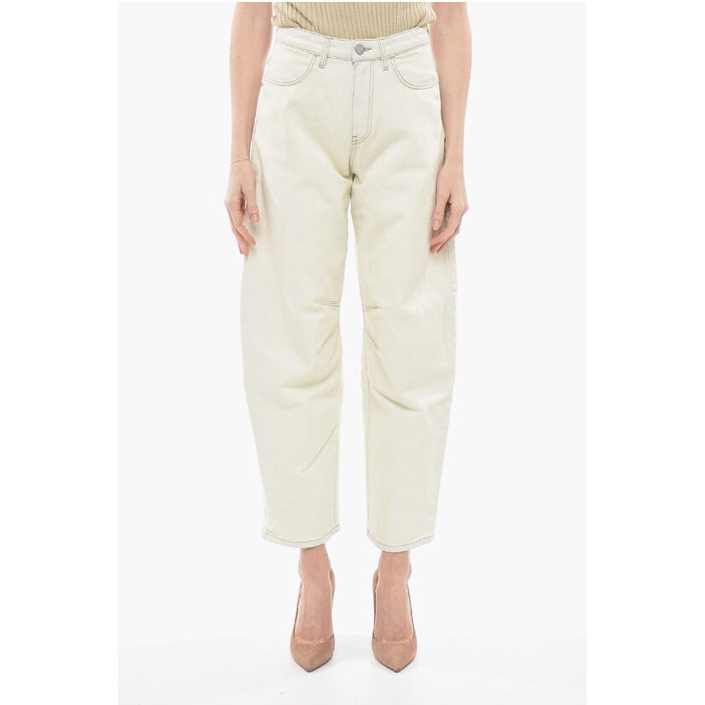 

Бежевые хлопковые джинсы Деним Palm Angels, Beige