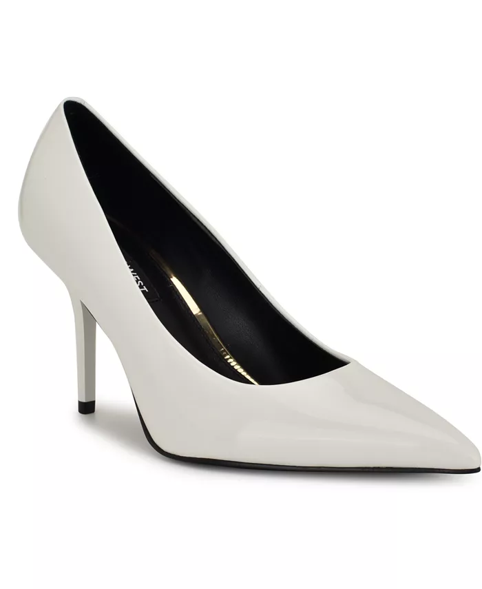 Женские слипоны на шпильке Princesa Nine West, белый