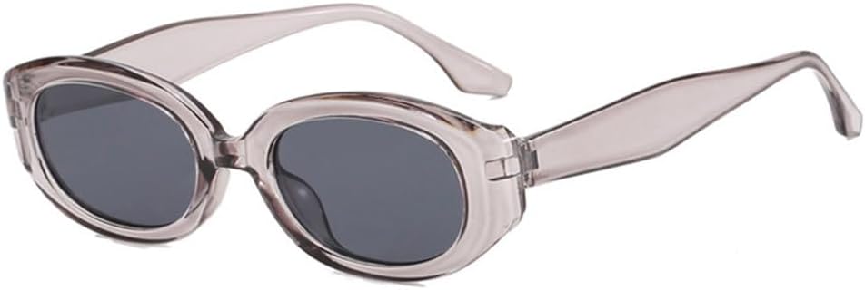 

Женские ретро-солнцезащитные очки небольшого размера, популярные модные, конфетных цветов, в стиле панк, с защитой от УФ-излучения UV400, прозрачно-серые, черные TYUVIVO, Cleargray-black