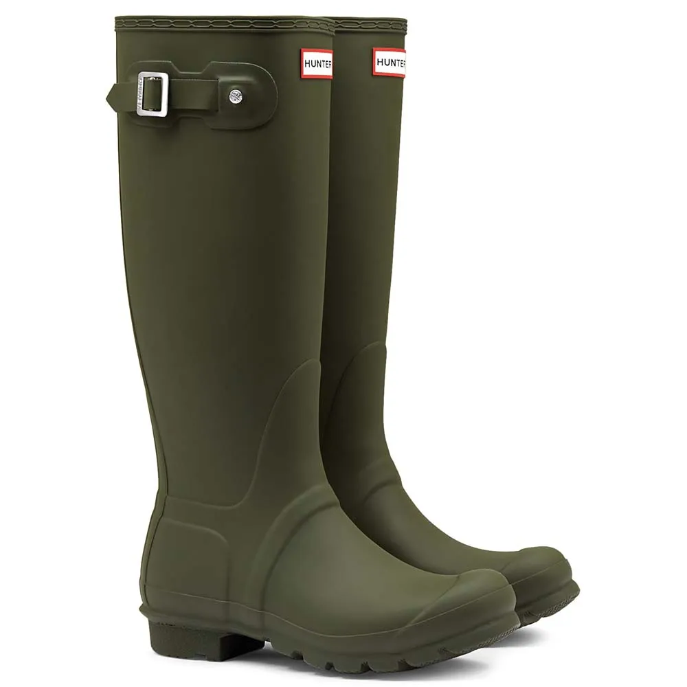 Ботинки Hunter Original Tall, зеленый