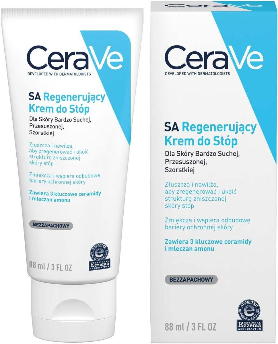

CeraVe, регенерирующий крем для ног с керамидами, 88 мл
