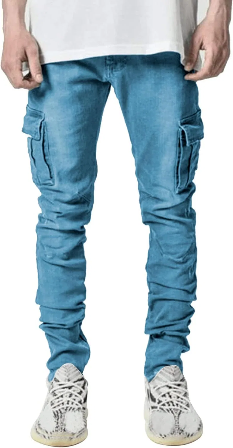 Джинсы Slim Fit, темно-синие — фото 2