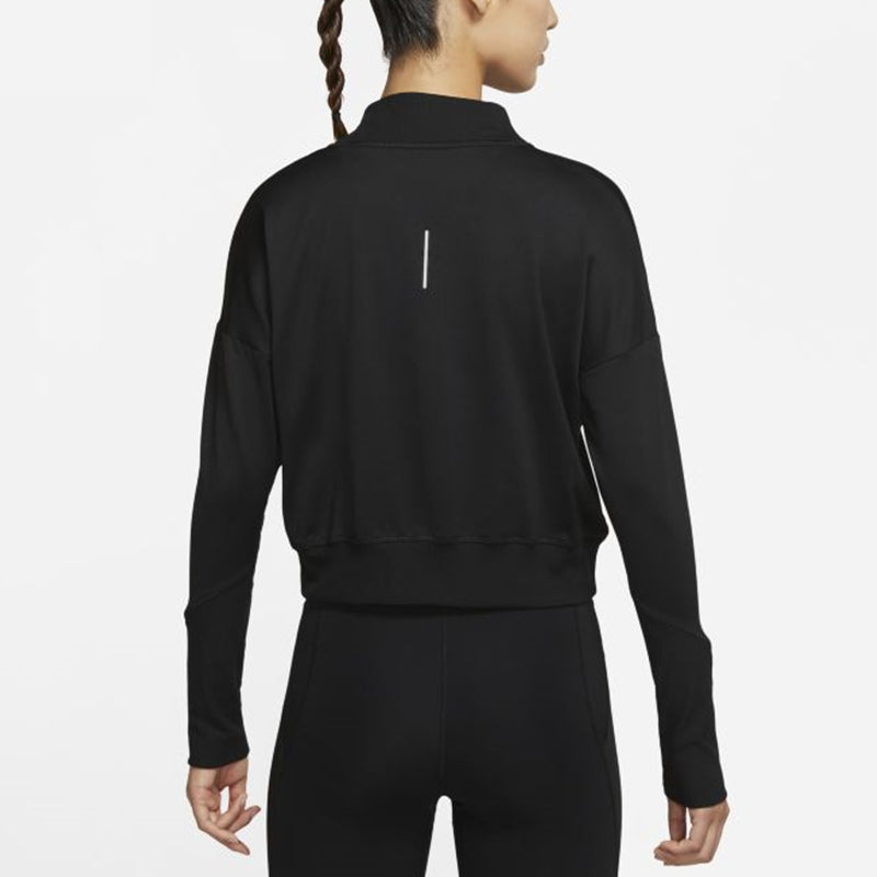 Футболка (WMNS) Nike Running Training Pullover Sports Long Sleeves Black T-Shirt — фото 3