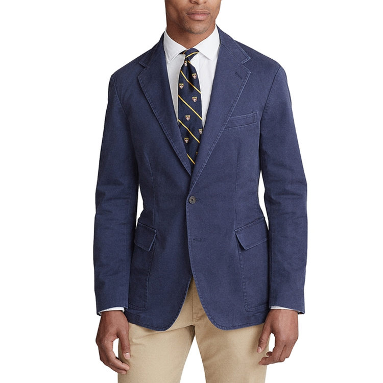 Polo Ralph Lauren Костюмный пиджак SS21 для мужчин Marine Blue — фото 4